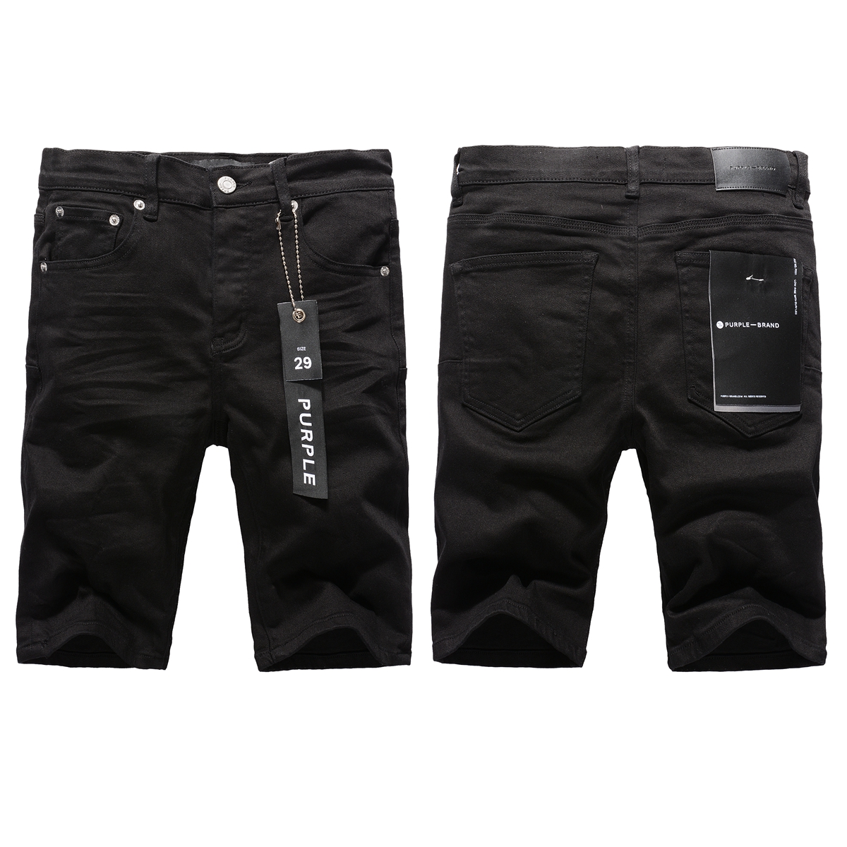 EM Sneakers Purple Brand Denim Shorts 5023