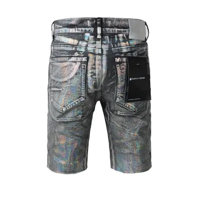 EM Sneakers Purple Brand Denim Shorts 5028 02