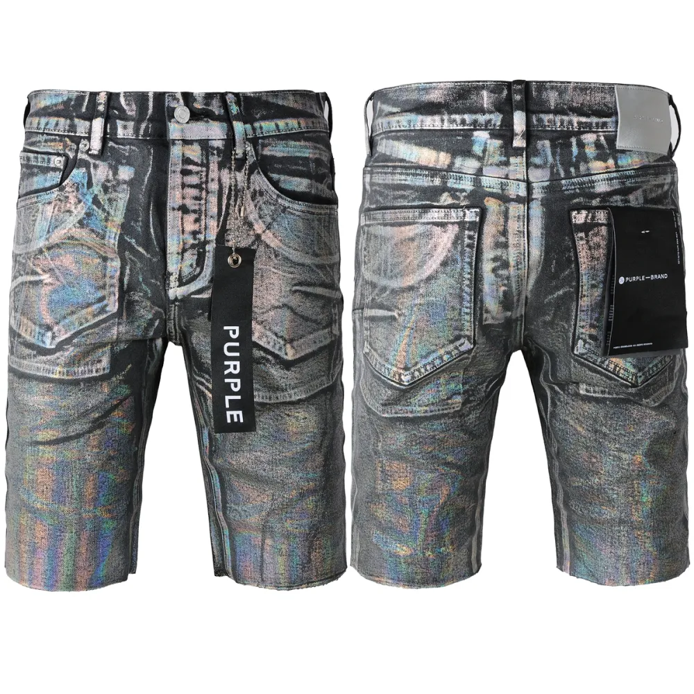 EM Sneakers Purple Brand Denim Shorts 5028