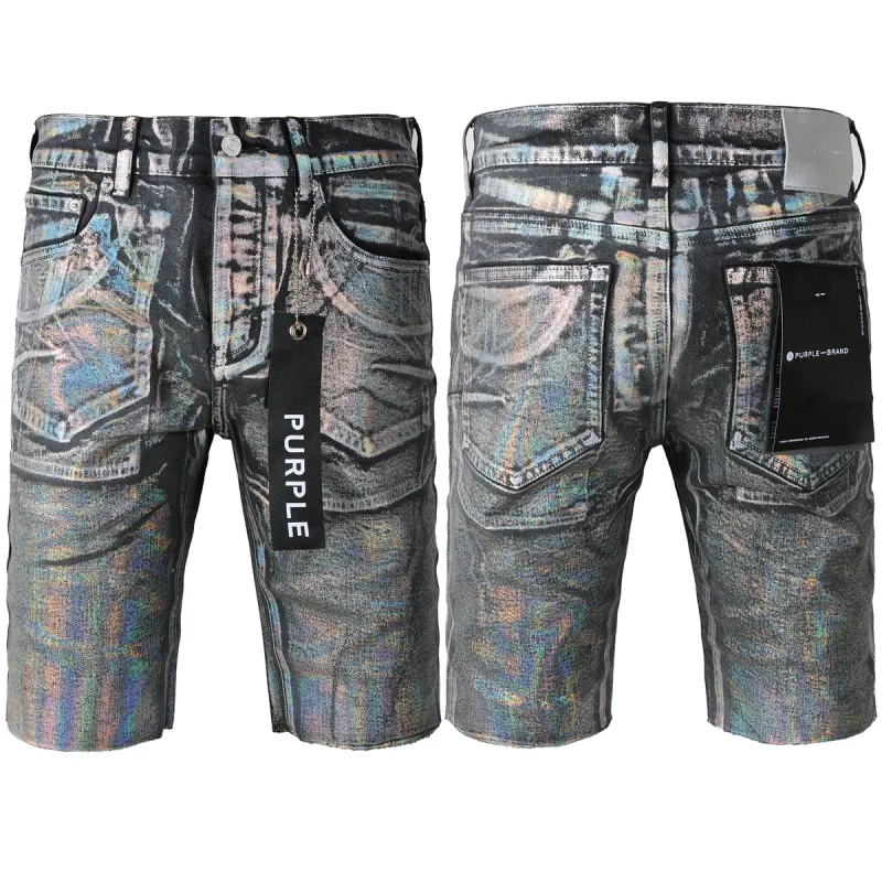 EM Sneakers Purple Brand Denim Shorts 5028