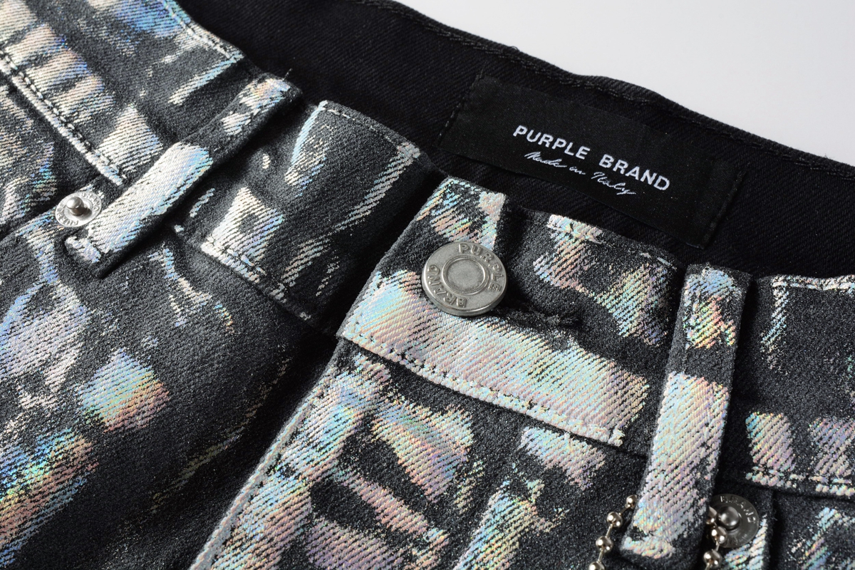 EM Sneakers Purple Brand Denim Shorts 5028