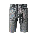 EM Sneakers Purple Brand Denim Shorts 5028