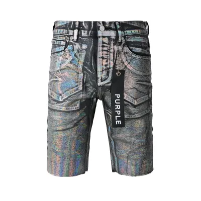 EM Sneakers Purple Brand Denim Shorts 5028 01