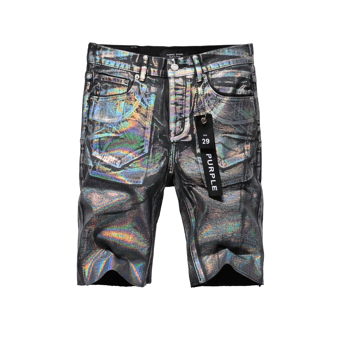 EM Sneakers Purple Brand Denim Shorts 5028