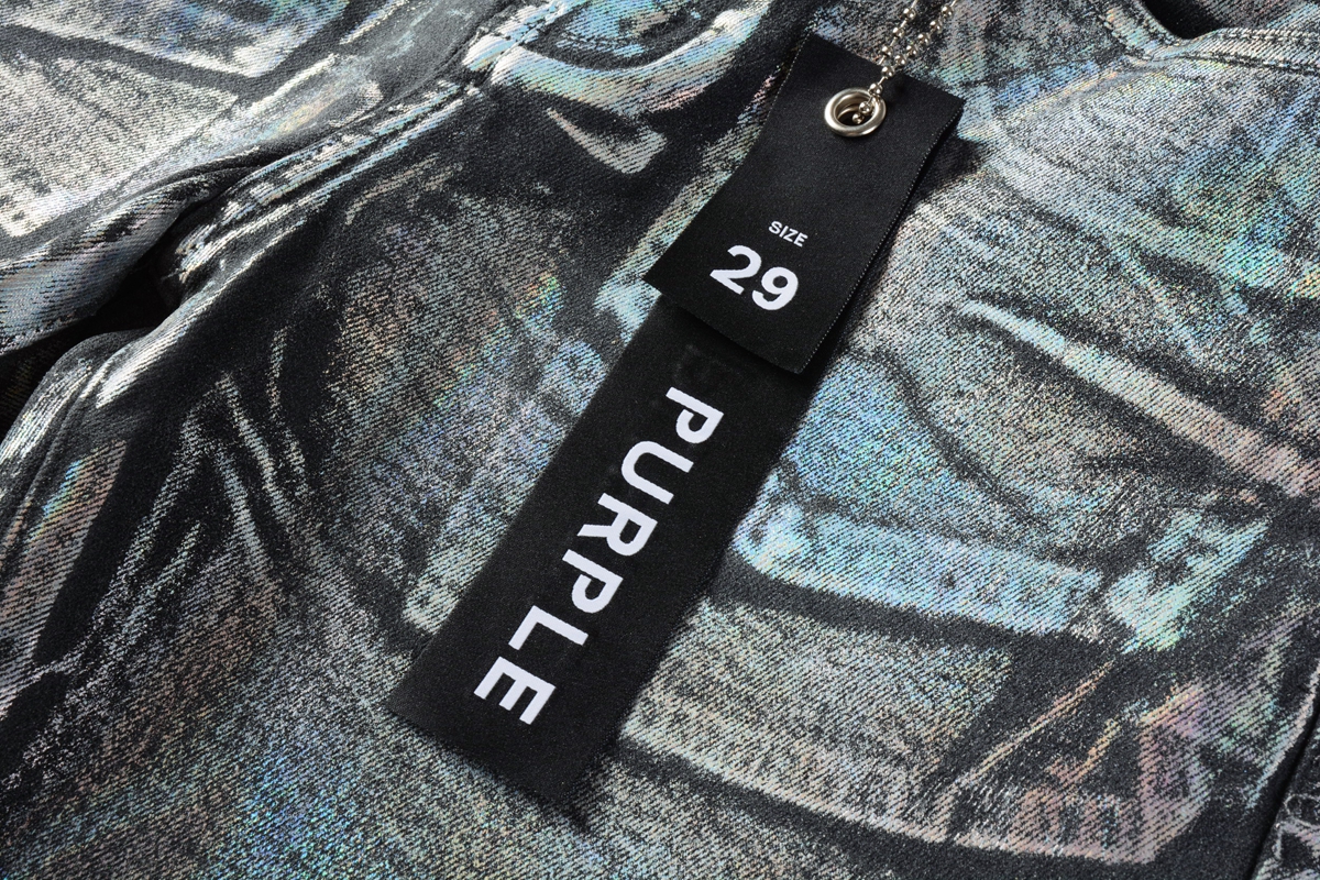 EM Sneakers Purple Brand Denim Shorts 5028