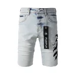 EM Sneakers Purple Brand Denim Shorts 5048