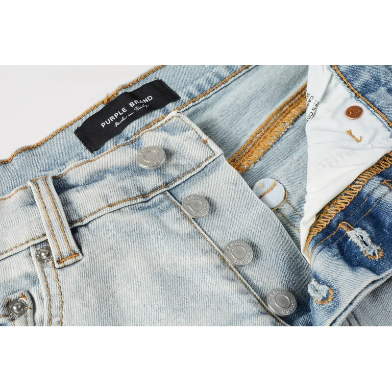 EM Sneakers Purple Brand Denim Shorts 5048