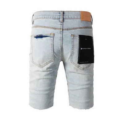 EM Sneakers Purple Brand Denim Shorts 5048 02
