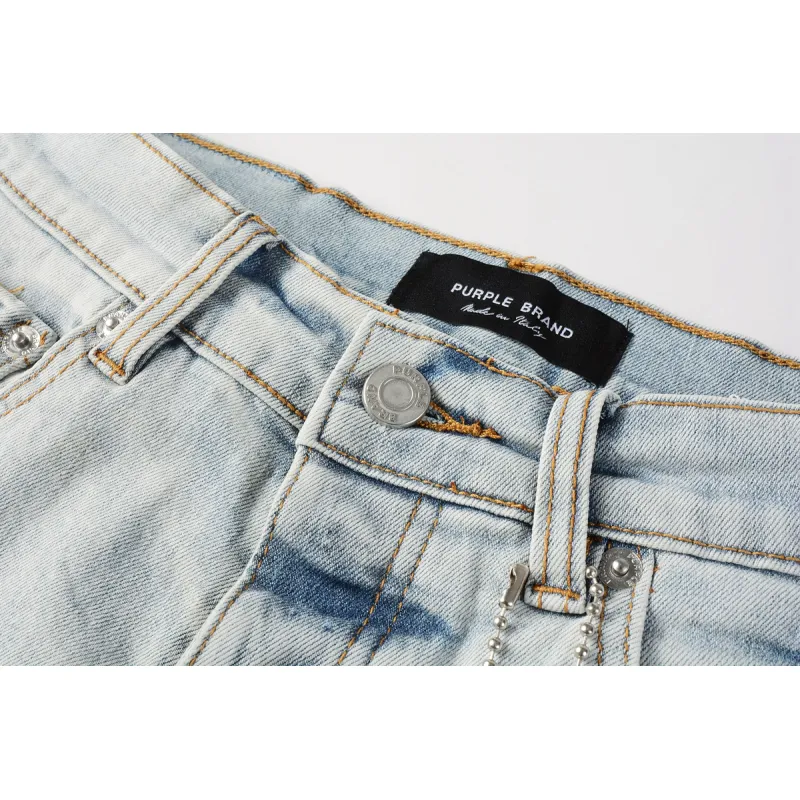 EM Sneakers Purple Brand Denim Shorts 5048