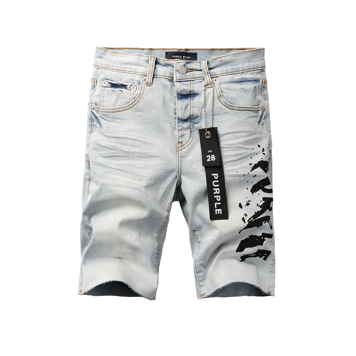 EM Sneakers Purple Brand Denim Shorts 5048