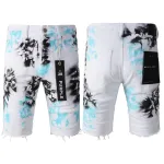 EM Sneakers Purple Brand Denim Shorts 5065