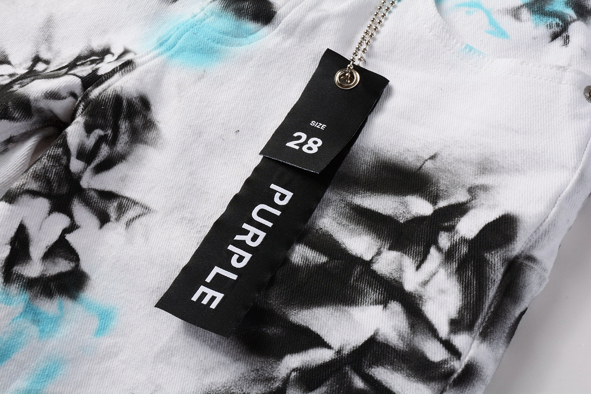 EM Sneakers Purple Brand Denim Shorts 5065