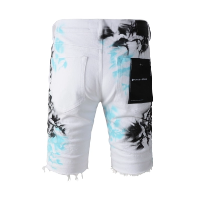 EM Sneakers Purple Brand Denim Shorts 5065 02