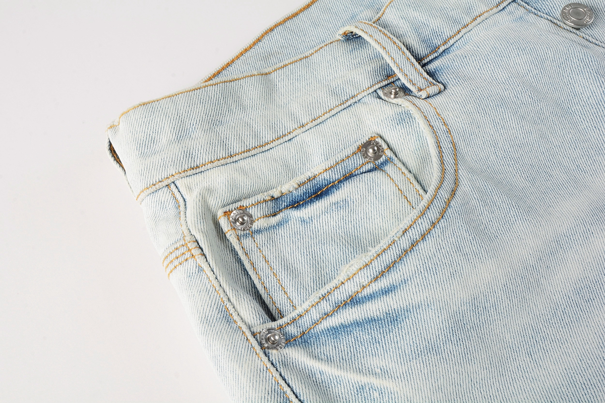 EM Sneakers Purple Brand Denim Shorts 5067