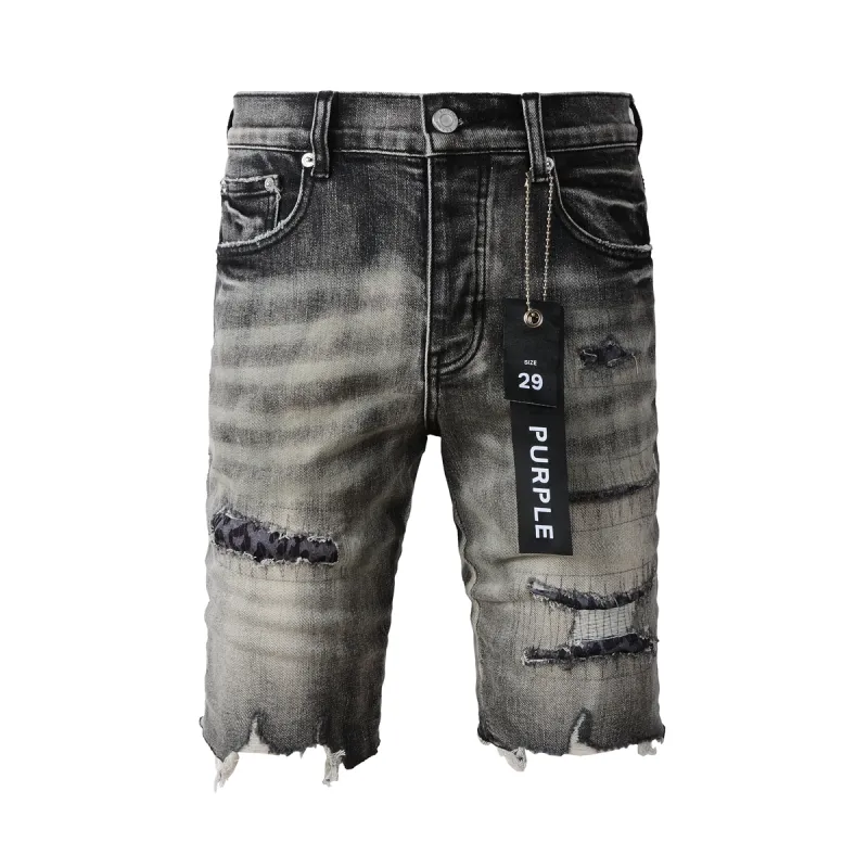EM Sneakers Purple Brand Denim Shorts 5068