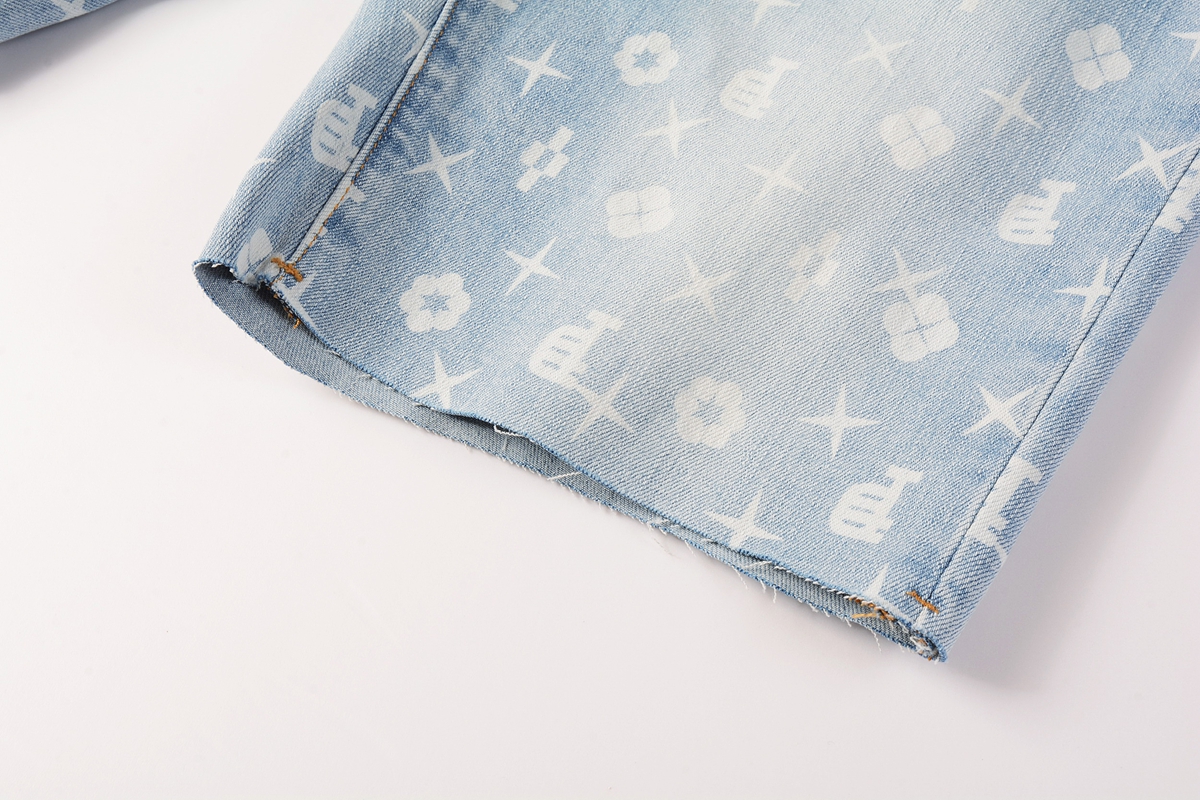 EM Sneakers Purple Brand Denim Shorts 5089