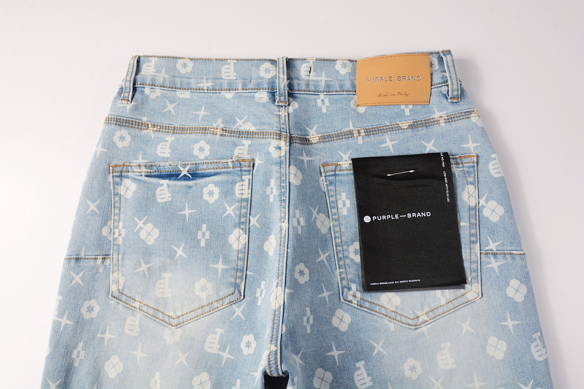 EM Sneakers Purple Brand Denim Shorts 5089