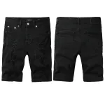 EM Sneakers Purple Brand Denim Shorts 5108