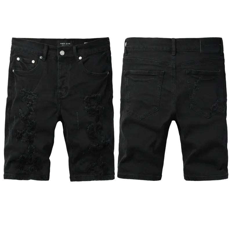 EM Sneakers Purple Brand Denim Shorts 5108