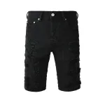 EM Sneakers Purple Brand Denim Shorts 5108