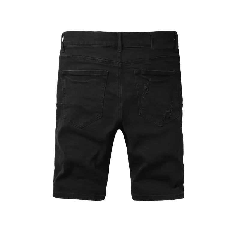 EM Sneakers Purple Brand Denim Shorts 5108