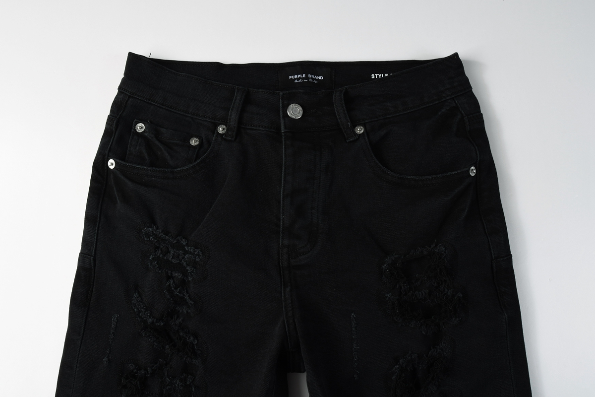 EM Sneakers Purple Brand Denim Shorts 5108