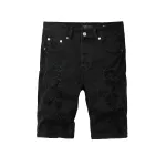 EM Sneakers Purple Brand Denim Shorts 5108