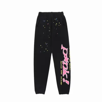 EM Sneakers Sp5der Young Thug Punk Sweatpan Black & Pink 02