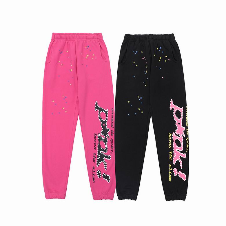 EM Sneakers Sp5der Young Thug Punk Sweatpan Black & Pink