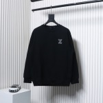 EM Sneakers Louis Vuitton Sweatshirt 24Fw Embroidered LOGO Crew Neck Black
