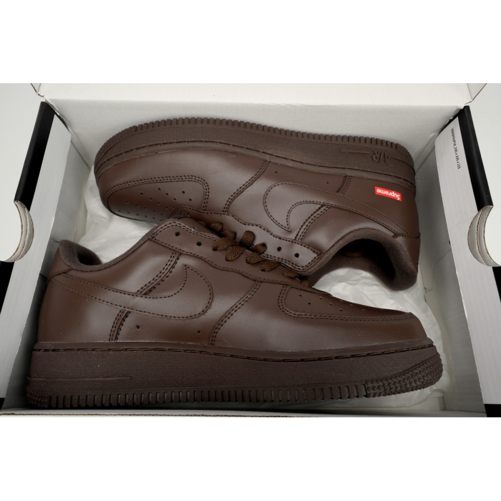 EM Sneakers Nike Air Force 1 Low Supreme Baroque Brown