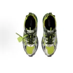 EM Sneakers OFF-WHITE Be Right Back Silver Green Fluo