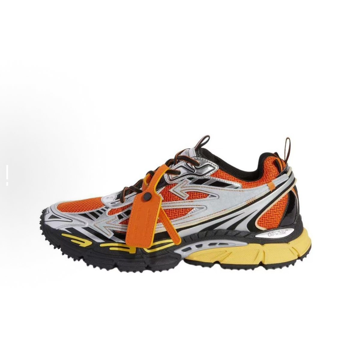 EM Sneakers OFF-WHITE Be Right Back Silver Orange