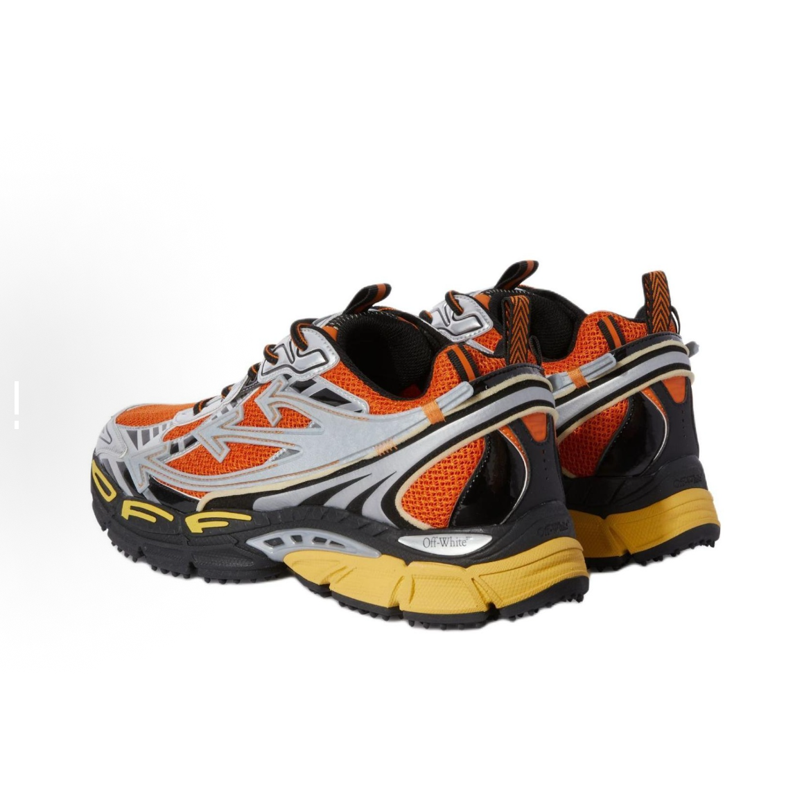 EM Sneakers OFF-WHITE Be Right Back Silver Orange