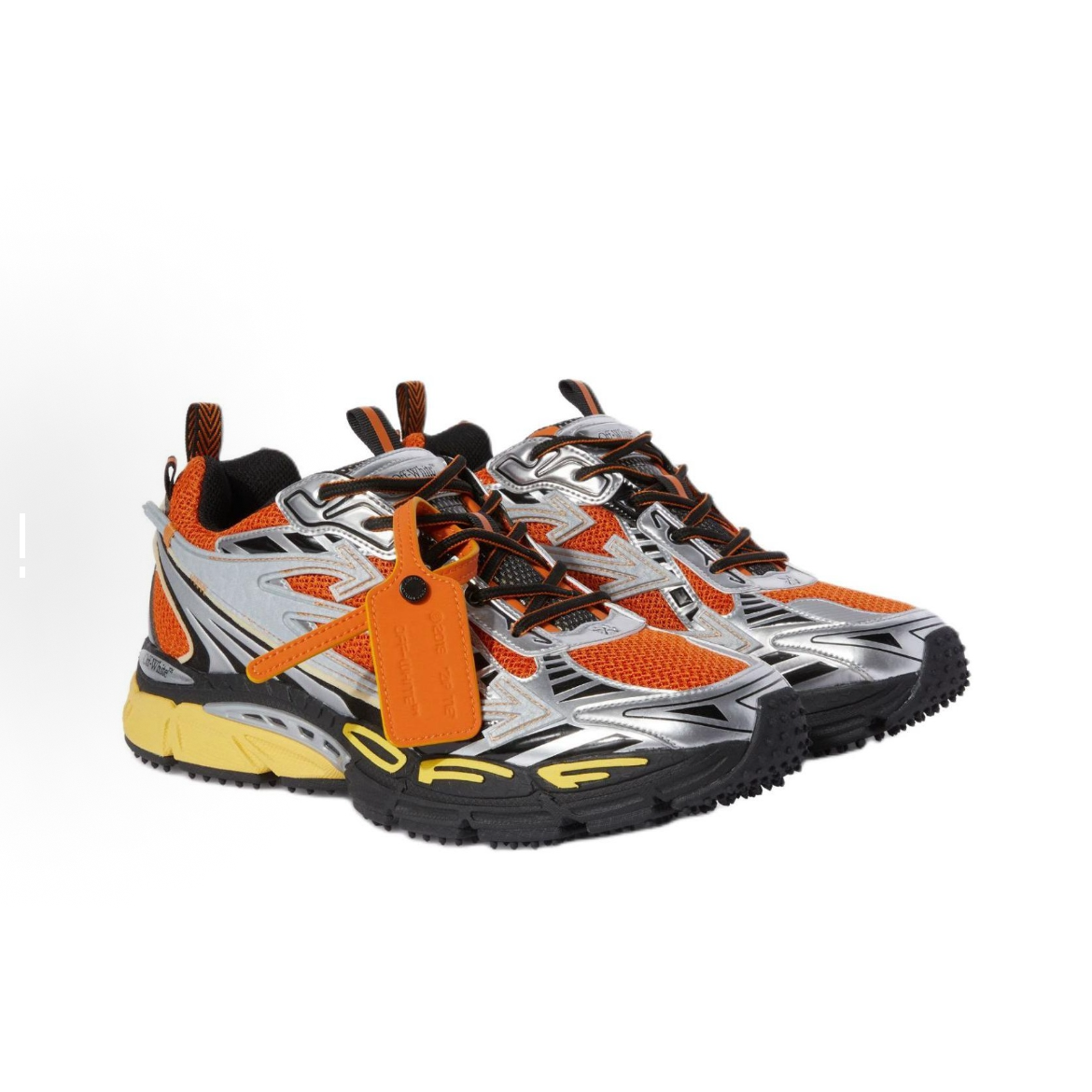 EM Sneakers OFF-WHITE Be Right Back Silver Orange