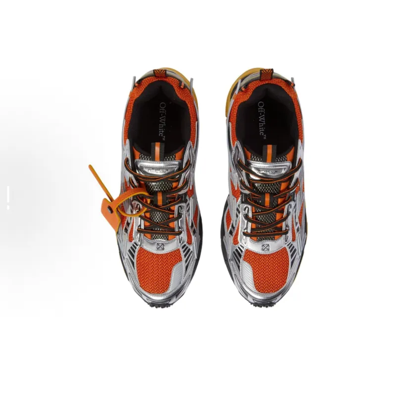 EM Sneakers OFF-WHITE Be Right Back Silver Orange