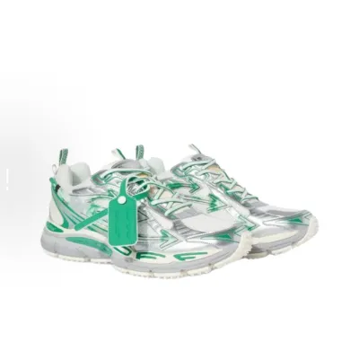 EM Sneakers OFF-WHITE Be Right Back Silver Turquoise 02