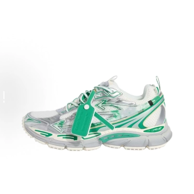 EM Sneakers OFF-WHITE Be Right Back Silver Turquoise 01