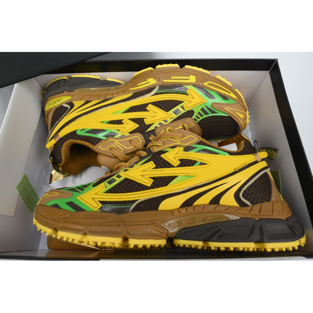 EM Sneakers OFF-WHITE Be Right Back Black Yellow