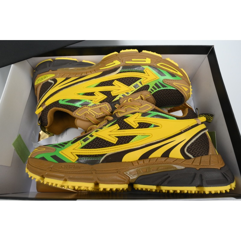 EM Sneakers OFF-WHITE Be Right Back Black Yellow