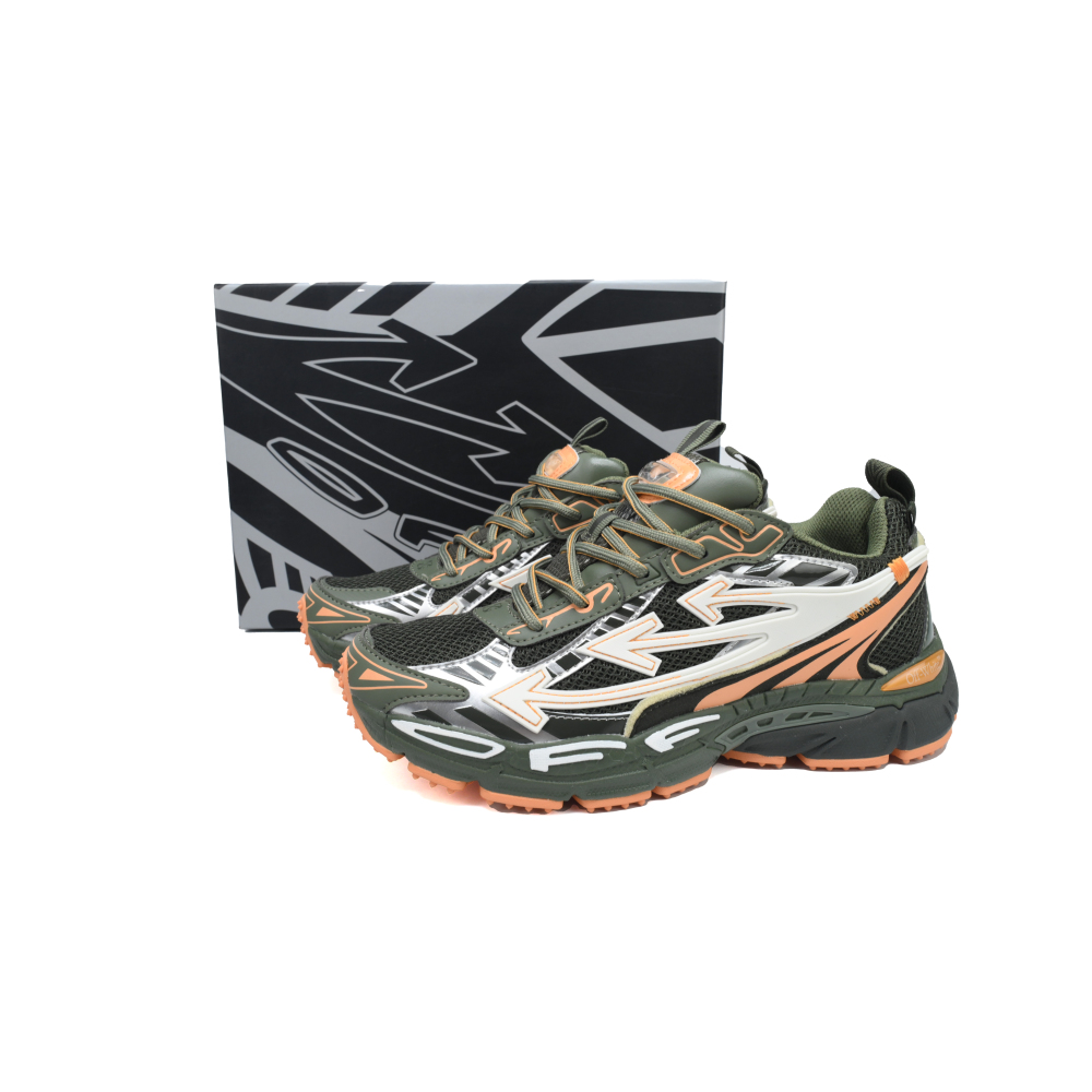 EM Sneakers OFF-WHITE Be Right Back Military Green