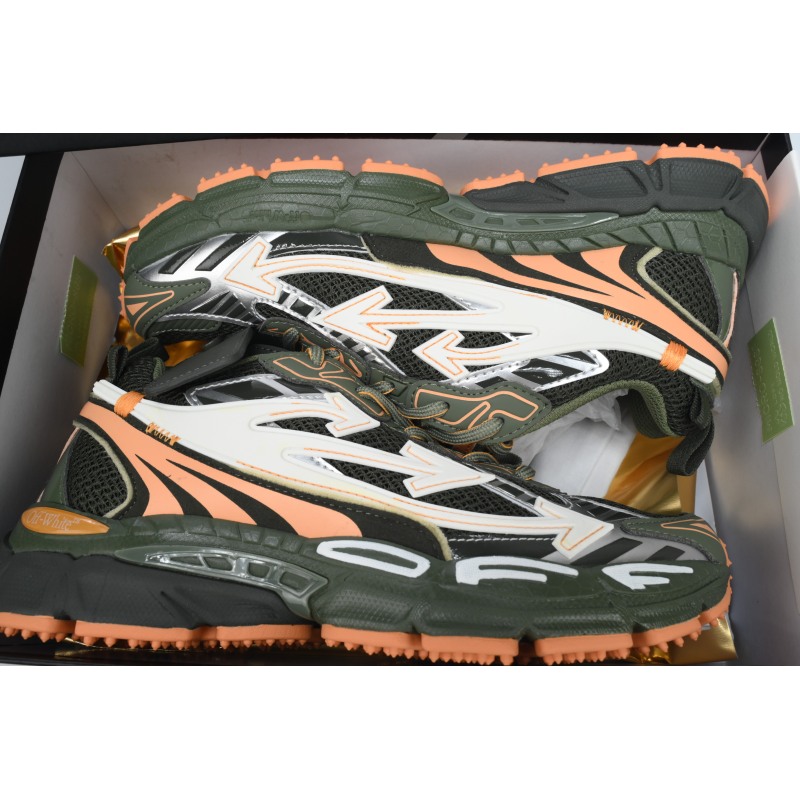 EM Sneakers OFF-WHITE Be Right Back Military Green