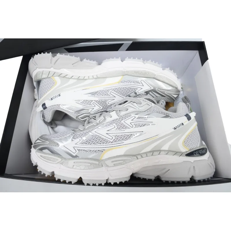 EM Sneakers OFF-WHITE Be Right Back Military White Gray