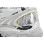 EM Sneakers OFF-WHITE Be Right Back Military White Gray