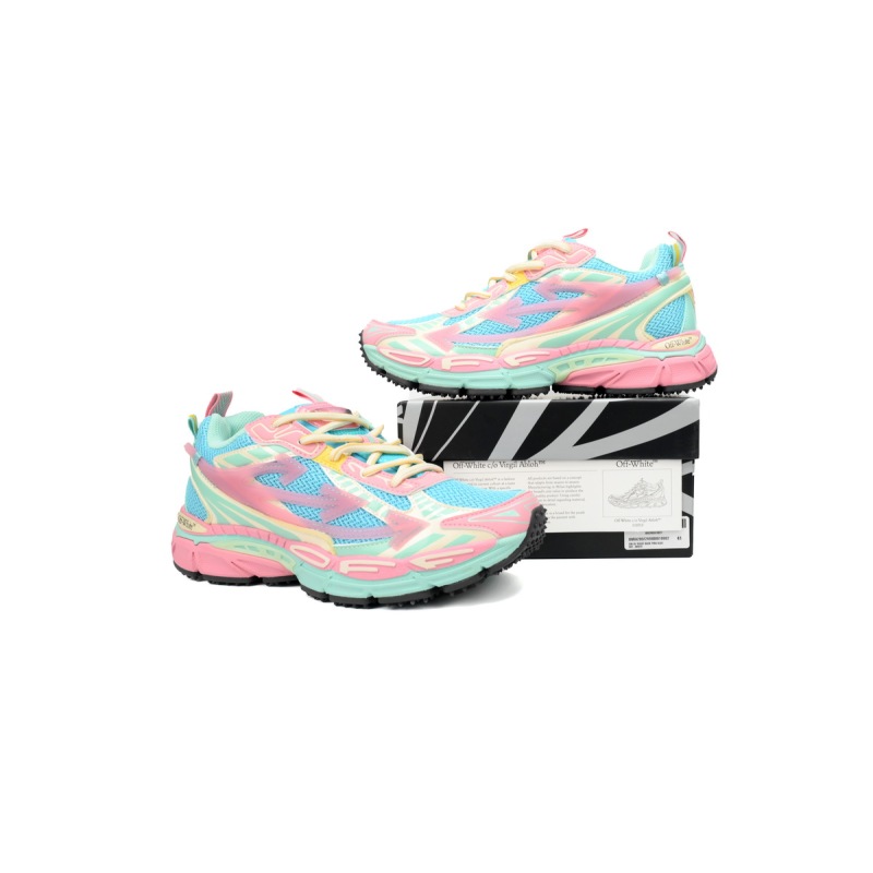 EM Sneakers OFF-WHITE Be Right Back Out Of Blue Pink Blue