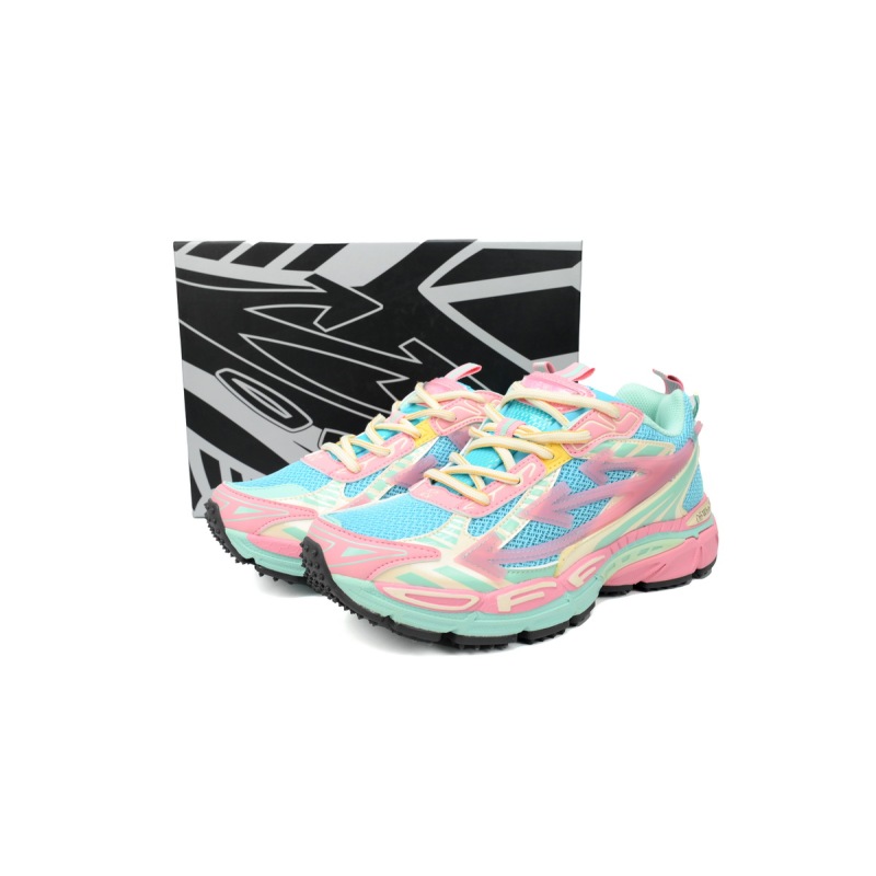 EM Sneakers OFF-WHITE Be Right Back Out Of Blue Pink Blue