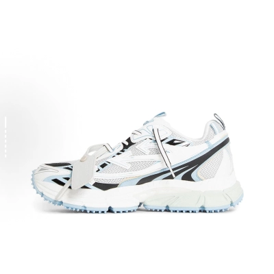 EM Sneakers OFF-WHITE Be Right Back White Blue 01