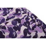 EM Sneakers BAPE Color Camo Shark Full Zip Hoodie Light Purple