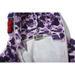 EM Sneakers BAPE Color Camo Shark Full Zip Hoodie Light Purple