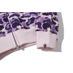 EM Sneakers BAPE Color Camo Shark Full Zip Hoodie Light Purple
